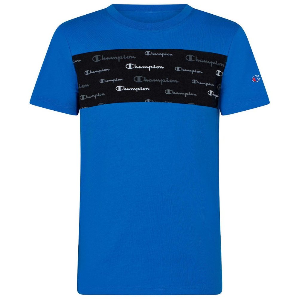 NWT Champion T-Shirt Script Logo Boys Jersey Tee. Size 10/12.